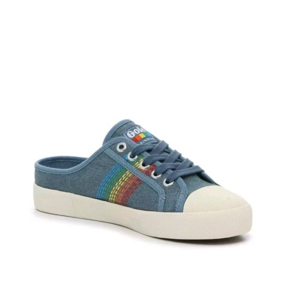 Gola Coaster Rainbow Denim Pride Slip-On Sneaker - Women's Size 7